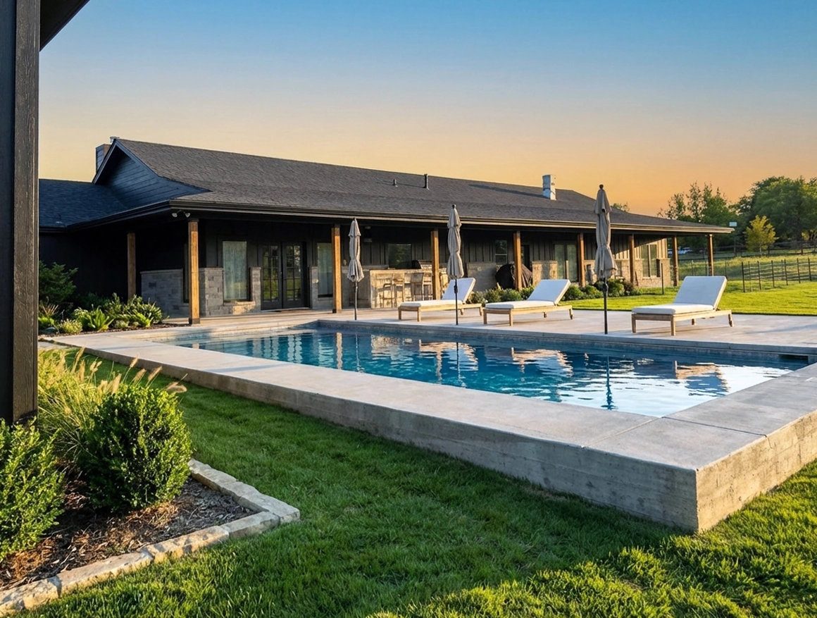 Belton Residence remodeled family space by Architect Jonathan Malott, AIA